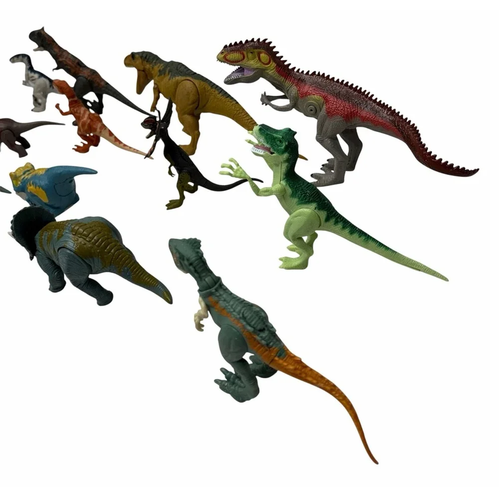 Jurassic World Jurassic Park Mixed Lot Of Dinosaurs Figure Toys 16 Total